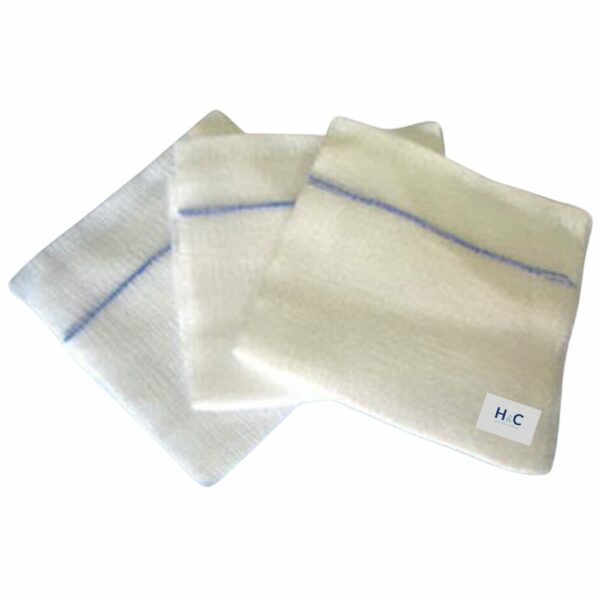 Sterile gauze compresses