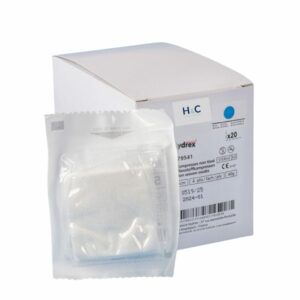 Sterile non-woven compresses